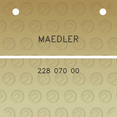 maedler-228-070-00