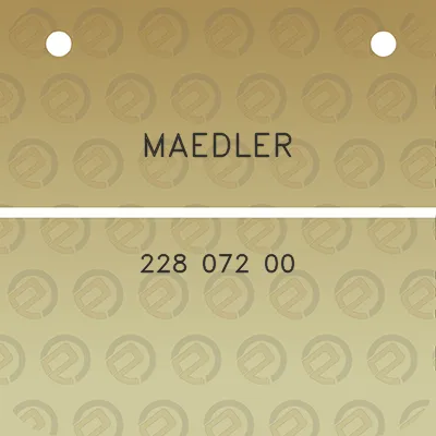 maedler-228-072-00