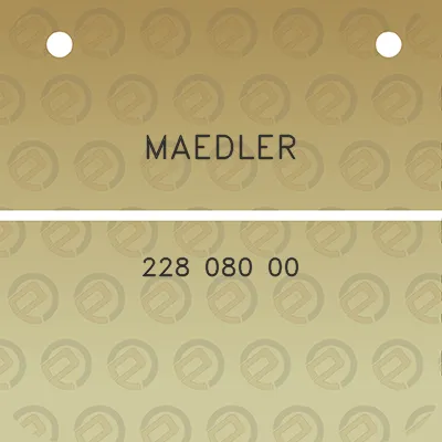 maedler-228-080-00