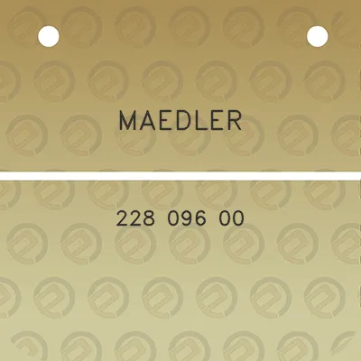 maedler-228-096-00