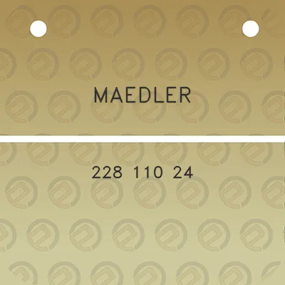 maedler-228-110-24