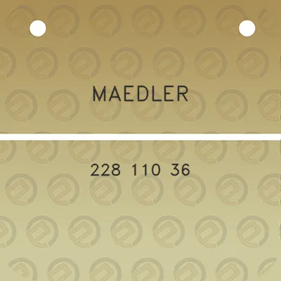 maedler-228-110-36