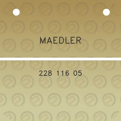 maedler-228-116-05