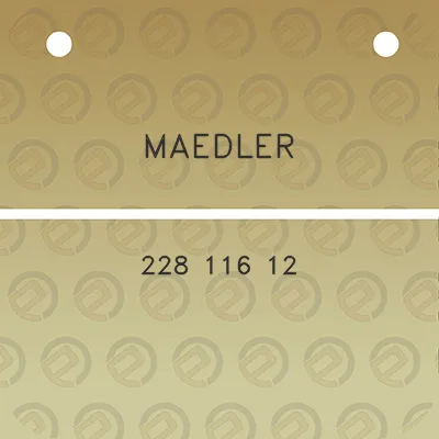 maedler-228-116-12