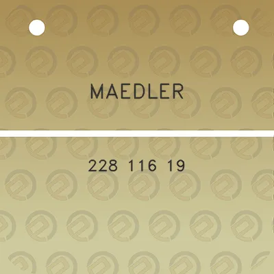 maedler-228-116-19