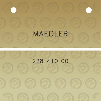 maedler-228-410-00