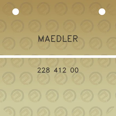 maedler-228-412-00