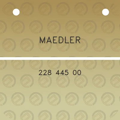 maedler-228-445-00