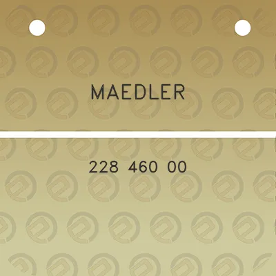 maedler-228-460-00