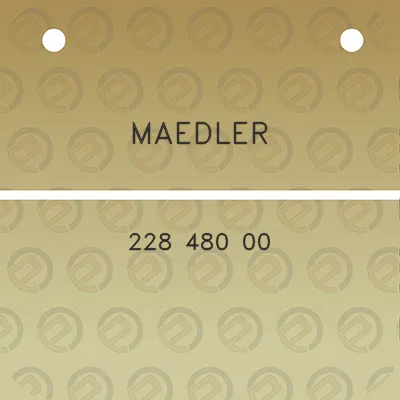 maedler-228-480-00