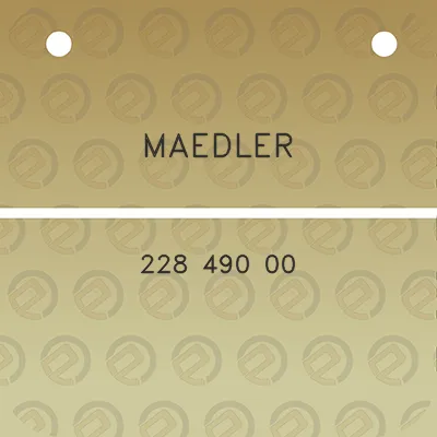 maedler-228-490-00