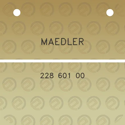 maedler-228-601-00