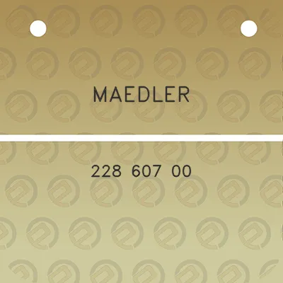 maedler-228-607-00