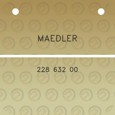 maedler-228-632-00