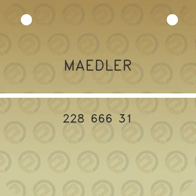 maedler-228-666-31