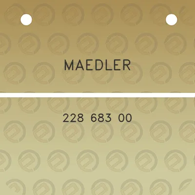 maedler-228-683-00