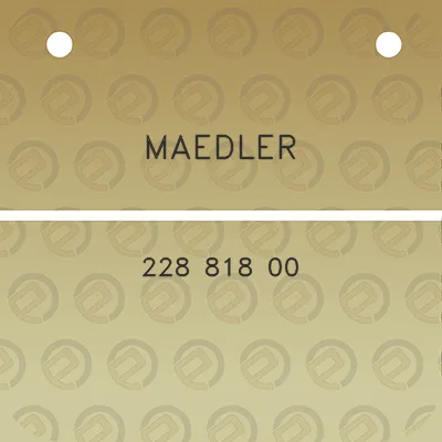 maedler-228-818-00