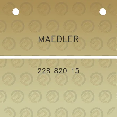 maedler-228-820-15