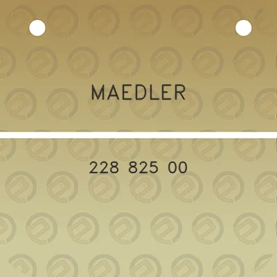 maedler-228-825-00