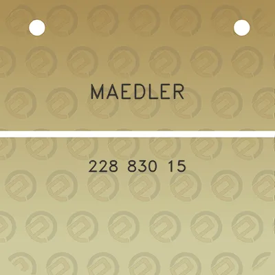 maedler-228-830-15