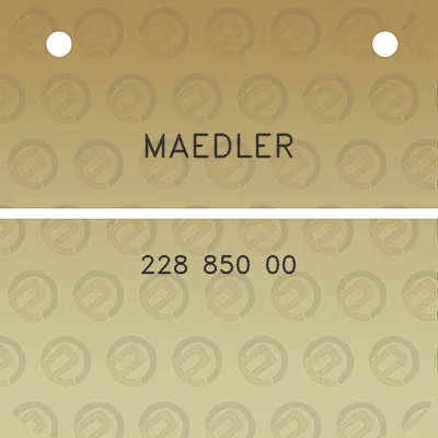 maedler-228-850-00