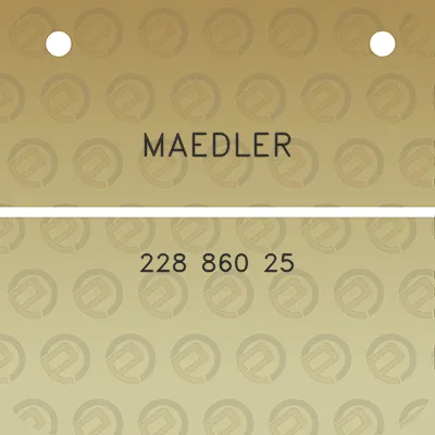 maedler-228-860-25