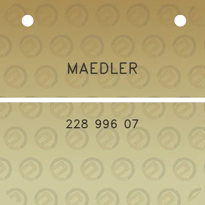 maedler-228-996-07