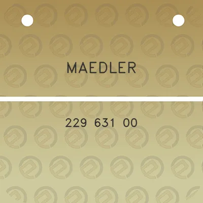 maedler-229-631-00