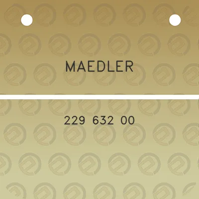 maedler-229-632-00