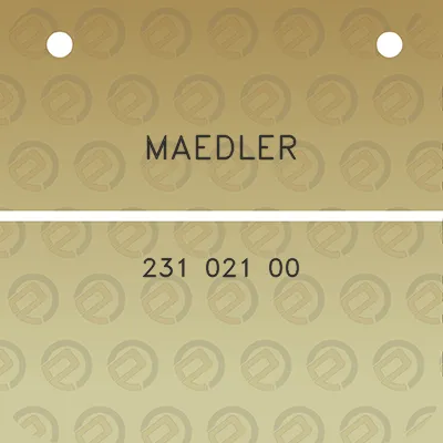 maedler-231-021-00