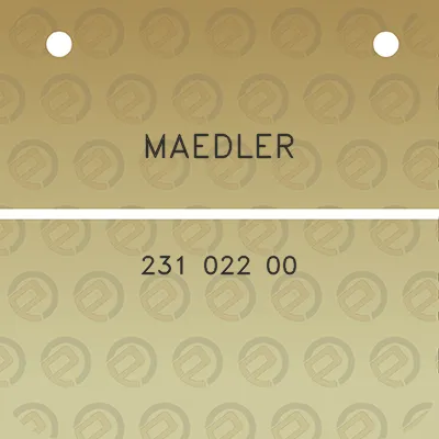 maedler-231-022-00