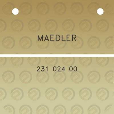 maedler-231-024-00