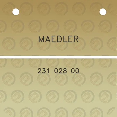 maedler-231-028-00