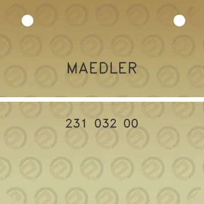 maedler-231-032-00