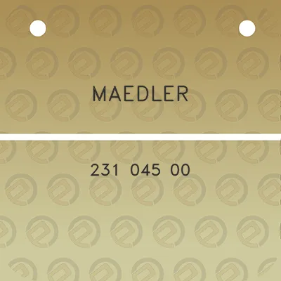 maedler-231-045-00