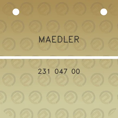 maedler-231-047-00