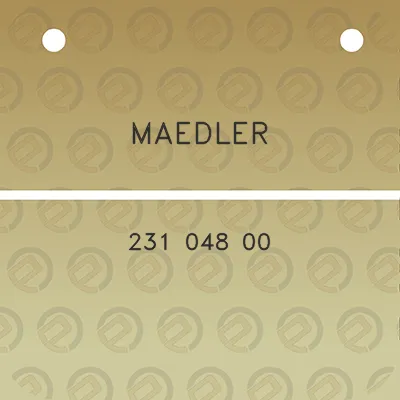 maedler-231-048-00