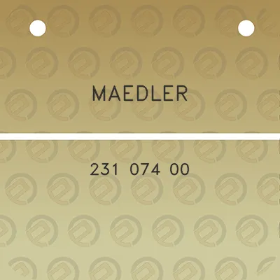 maedler-231-074-00