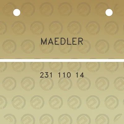 maedler-231-110-14