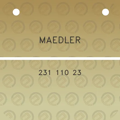 maedler-231-110-23