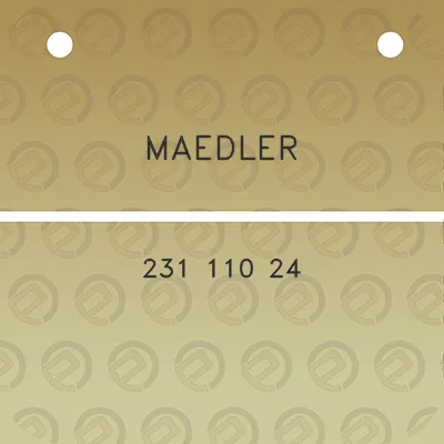 maedler-231-110-24