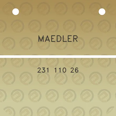 maedler-231-110-26