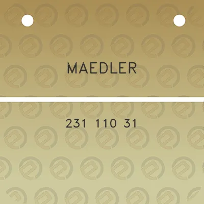 maedler-231-110-31