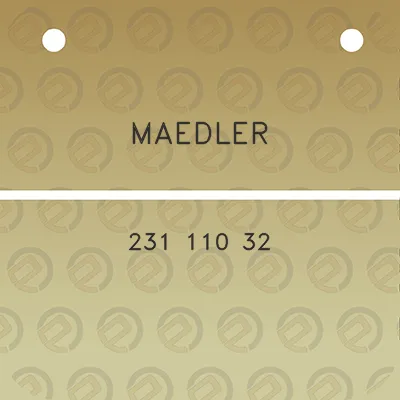 maedler-231-110-32