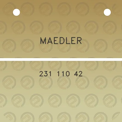 maedler-231-110-42