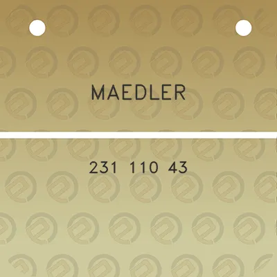 maedler-231-110-43