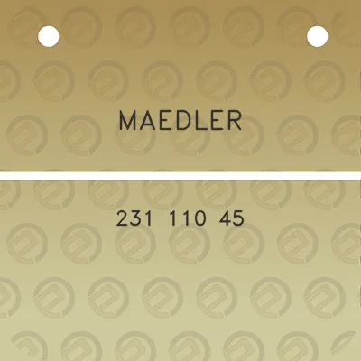 maedler-231-110-45