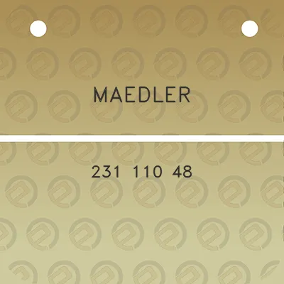 maedler-231-110-48