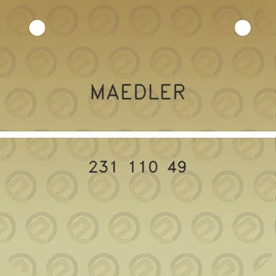 maedler-231-110-49