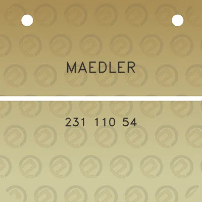 maedler-231-110-54